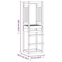 VidaXL Speeltoren 53x46,5x169 cm massief douglashout - thumbnail