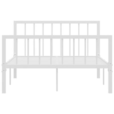 Bedframe metaal wit 120x200 cm