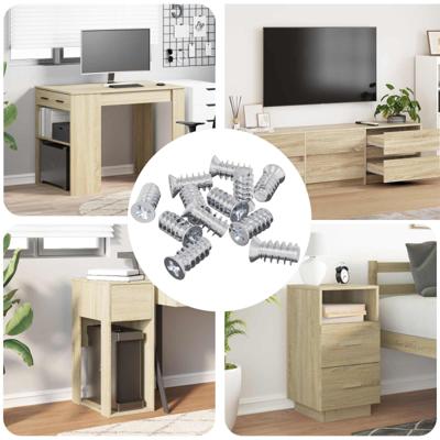 VidaXL Bout 10909 pcs zilver m6 x 12 mm ijzer