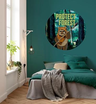 Komar Into Adventure; Komar Dots Behangcirkel Star Wars - Protect the Forest - DD1-015