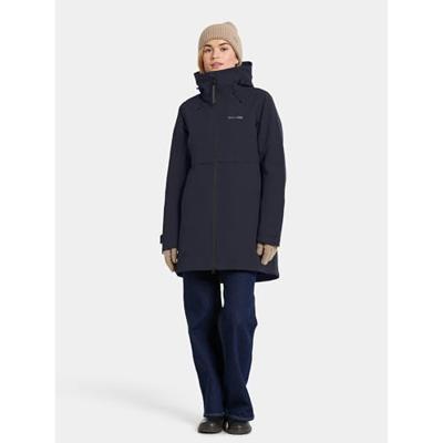 Didriksons Helle Parka Jas Dames Dark Night Blue 40