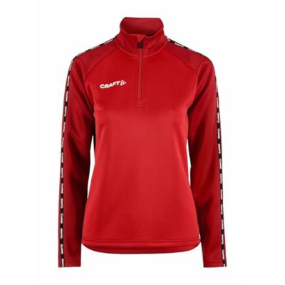 Craft 1912732 Squad 2.0 Half Zip W - Bright Red/Express - XXL