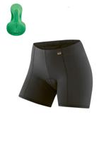 Gonso Sitivo U Fietsbroek Dames black/bright-green 38 - thumbnail