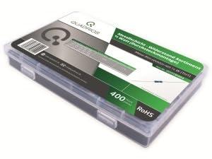 Quadrios 201711P004 201711P004 Metaalfilmweerstand assortiment Axiaal bedraad 0.5 W 1 % 400 stuk(s) Quadrios 201711P004 201711P004 Metaalfilmweerstand assortiment Axiaal bedraad 0.5 W 1 % 400 stuk(s)
