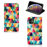 Apple iPhone 11 | Hoesje met Magneet | Geruit - thumbnail