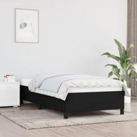Bedframe zonder matras 80x200 cm stof zwart - thumbnail