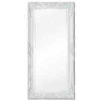VidaXL Wandspiegel barok 100 x 50 cm wit - thumbnail