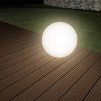 Heitronic 35419 Boule Decoratieve lamp op zonne-energie Bol LED LED vast ingebouwd 0.2 W Wit - thumbnail
