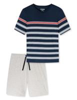 Schiesser Schiesser Pyjama Short nightblue 182604 56/XXL - thumbnail