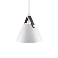 op=op Hanglamp wit leer &apos;Strap 16&apos; GU10 Design For The People 16 cm - thumbnail