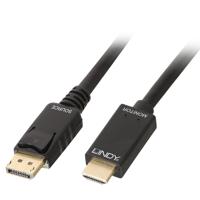 LINDY DisplayPort / HDMI Adapterkabel DisplayPort-stekker, HDMI-A-stekker 2.00 m Zwart 36922 DisplayPort-kabel - thumbnail