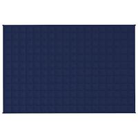 Verzwaringsdeken 122x183 cm 5 kg stof blauw - thumbnail