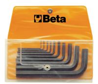 Beta 10-delige set haakse inbussleutels gebruneerd (art. 96N) in etui 96N/B10 - 000960650 - thumbnail