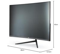 Nilox NXM272K14401 Gebogen Gaming-Monitor 27 Inch, 2K Met 144 Hz Frequentie En 1 Ms Responstijd, HDMI-Ingangen En DP, Heldere En Scherpe Beelden Voor Vloeiend Spelen - thumbnail