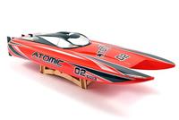 Volantex Racent Atomic brushless boot RTR - Rood - thumbnail