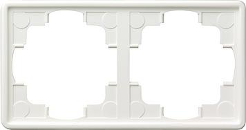 Gira afdekraam 2-voudig zuiverwit S color