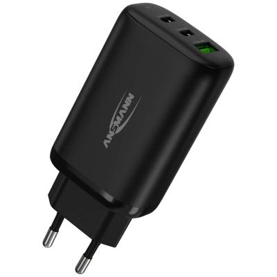 Ansmann Home Charger HC365PD USB-oplader 65 W 1x USB-A, 2x USB-C USB PD Zwart Binnen