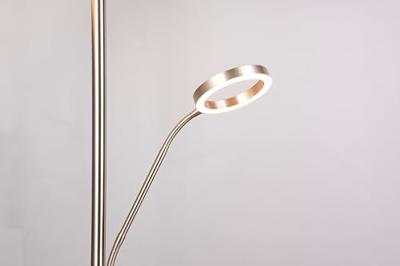 Trio Design leeslampWillis RVS - 180cm - 449510207
