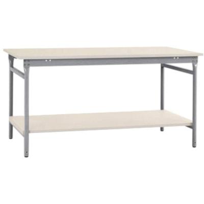 Manuflex BB5201.9006 Compleet bijzettafel basis stationair met melamine schijf + legplank, bxdxh: 750 x 500 x 780 mm Aluminium-zilver Manuflex BB5201.9006 Compleet bijzettafel basis stationair met melamine schijf + legplank, bxdxh: 750 x 500 x 780 mm Aluminium-zilver