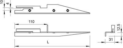 OBO Bettermann 1811 L Montage-accessoires 1 stuk(s) OBO Bettermann 1811 L Montage-accessoires 1 stuk(s)