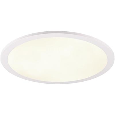 LED Plafondlamp 20W Natuurlijk Wit 4000K | Rond Mat Wit Kunststof