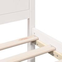 Bedframe Wit 140 x 200 cm Massief grenenhout - thumbnail