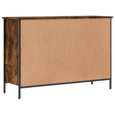 VidaXL Schoenenkast 100x35x70 cm bewerkt hout gerookt eikenkleurig VidaXL Schoenenkast 100x35x70 cm bewerkt hout gerookt eikenkleurig