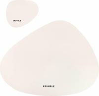 Krumble Placemat set design - 6 stuks - Wit - thumbnail