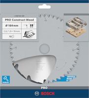 Bosch Accessories Construct Wood 2608641200 Hardmetaal-cirkelzaagblad 184 x 16 x 2.6 mm Aantal tanden: 12 1 stuk(s) - thumbnail