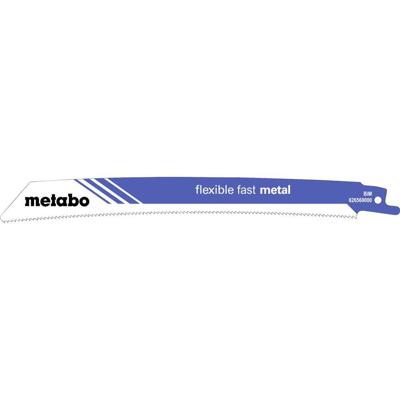 Metabo Accessoires Reciprozaagbladen | "Flexible Fast Metal" | (5 st.) | BiM | 225x1.8mm | curved - 626569000 Metabo Accessoires Reciprozaagbladen | "Flexible Fast Metal" | (5 st.) | BiM | 225x1.8mm | curved - 626569000