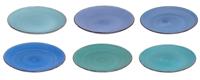 Cookinglife Dinerborden Delice Blauw ø 26,5 cm - 6 stuks - thumbnail
