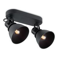 Light depot - LED opbouwspot Fama 2L - zwart - Outlet - thumbnail