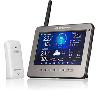 BRESSER WLAN HD TFT 7-in-1 professioneel weerstation met verschillende weergavemodi