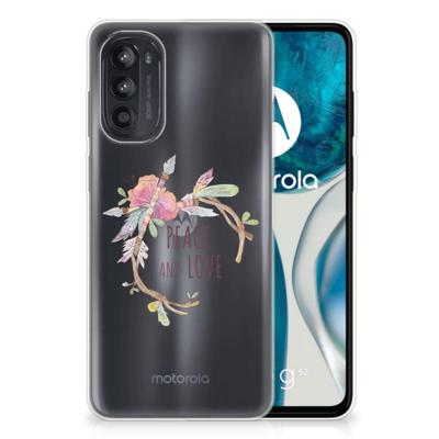 Motorola Moto G52/G82 Telefoonhoesje met Naam Boho Text Motorola Moto G52/G82 Telefoonhoesje met Naam Boho Text