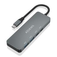AISENS HUB USB 3.2 GEN2 10G USB-C/M-2XUSB-C/H-2XUSB-A/H 15CM GRAU - thumbnail