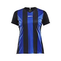 Craft 1905568 Progress Stripe Jersey W - Black/Club Cobolt - M - thumbnail