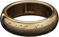 Lord of the Rings Tungsten Ring The One Ring (gold plated) Size 7 - thumbnail