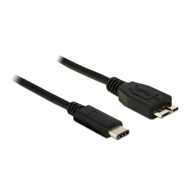 Delock 83676 USB-kabel USB 3.2 Gen1 USB-C stekker, USB-micro-B 3.0 stekker 0.50 m Zwart Delock 83676 USB-kabel USB 3.2 Gen1 USB-C stekker, USB-micro-B 3.0 stekker 0.50 m Zwart