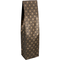 Fleszak | 10x40x8cm | papier | zwart/goud | 250 stuks - thumbnail