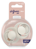 Difrax LOVI Prime Pacifier 18+ Months - Coconut/Ivory - thumbnail