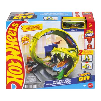 Hot Wheels City kronkelende slang in de aanval speelset