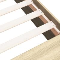 Bedframe bewerkt hout sonoma eikenkleurig 90x200 cm - thumbnail