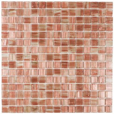 The Mosaic Factory Amsterdam Mozaïektegel - 2x2cm - wand en vloertegel - glans - champagne GMG403