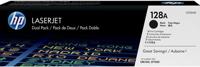 HP 128A Origineel Zwart 2 stuk(s) - thumbnail