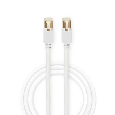 CAT6-kabel | RJ45 Male | RJ45 Male | S/FTP | 5.00 m | Rond | LSZH / PVC | Wit | Blister