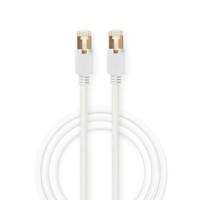 CAT6-kabel | RJ45 Male | RJ45 Male | S/FTP | 5.00 m | Rond | LSZH / PVC | Wit | Blister - thumbnail