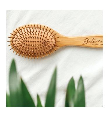 Haarborstel van bamboe en natuurlijk rubber 1 Stuks