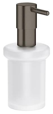 Grohe Essentials Zeepdispenser 7,4x9,2x15,7 cm Brushed Hard Graphite Grohe Essentials Zeepdispenser 7,4x9,2x15,7 cm Brushed Hard Graphite