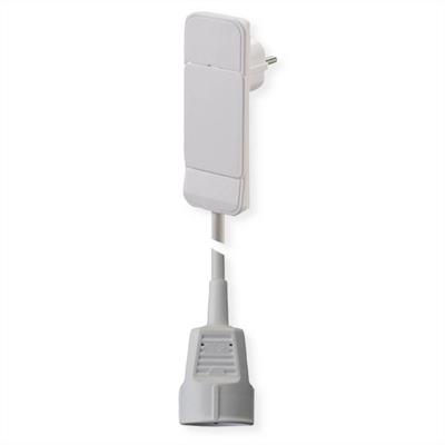 Bachmann 933.011 Stroom Verlengkabel 16 A Wit 3.00 m H05VV-F 3G 1,5 mm²