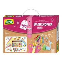 Lena Knutselkoffer Roze 400 stuks - thumbnail